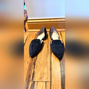 Franco Sarto black, leather shoes, size 8
